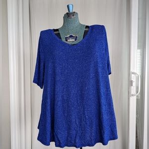 Lane Bryant Hacci Knit Swing Tee